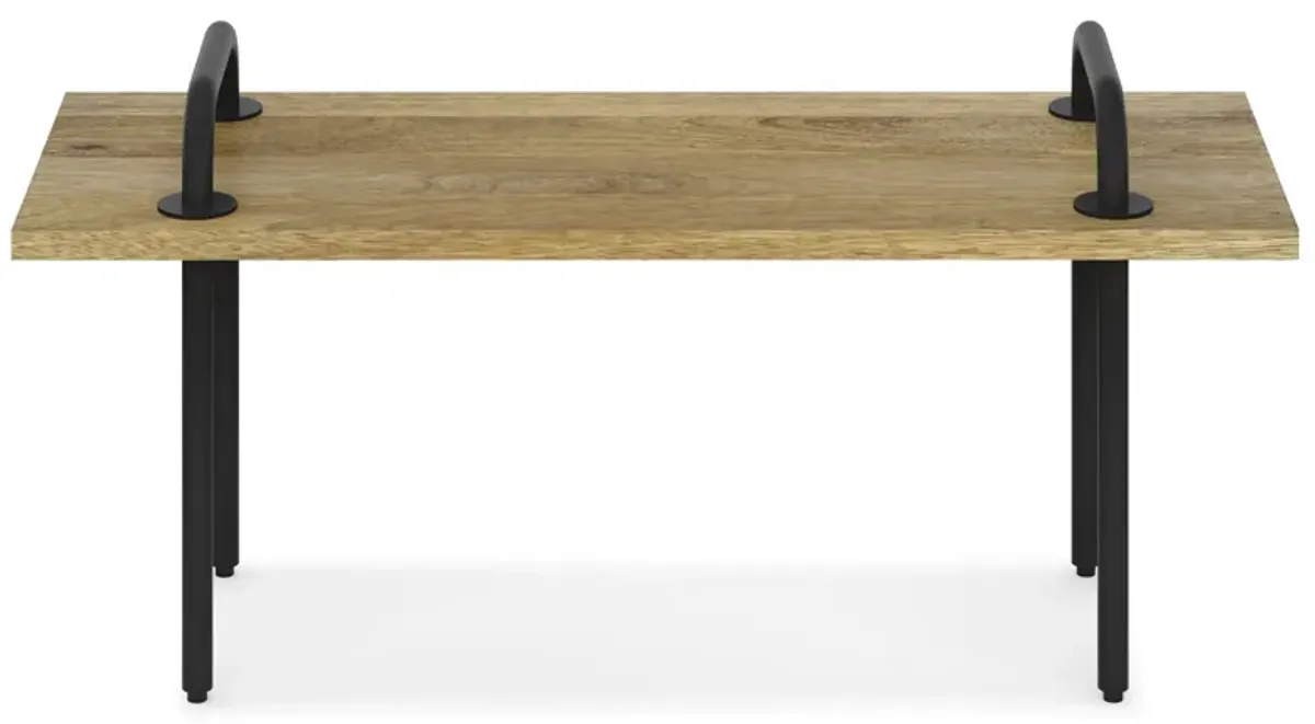 Berkeley Small Entryway Bench in Mango