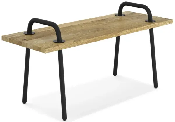 Berkeley Small Entryway Bench in Mango