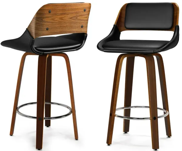 Carly Swivel Bar Stool (Set of 2)