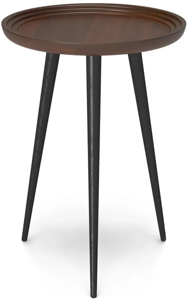 Clairmont Round Side Table in Acacia