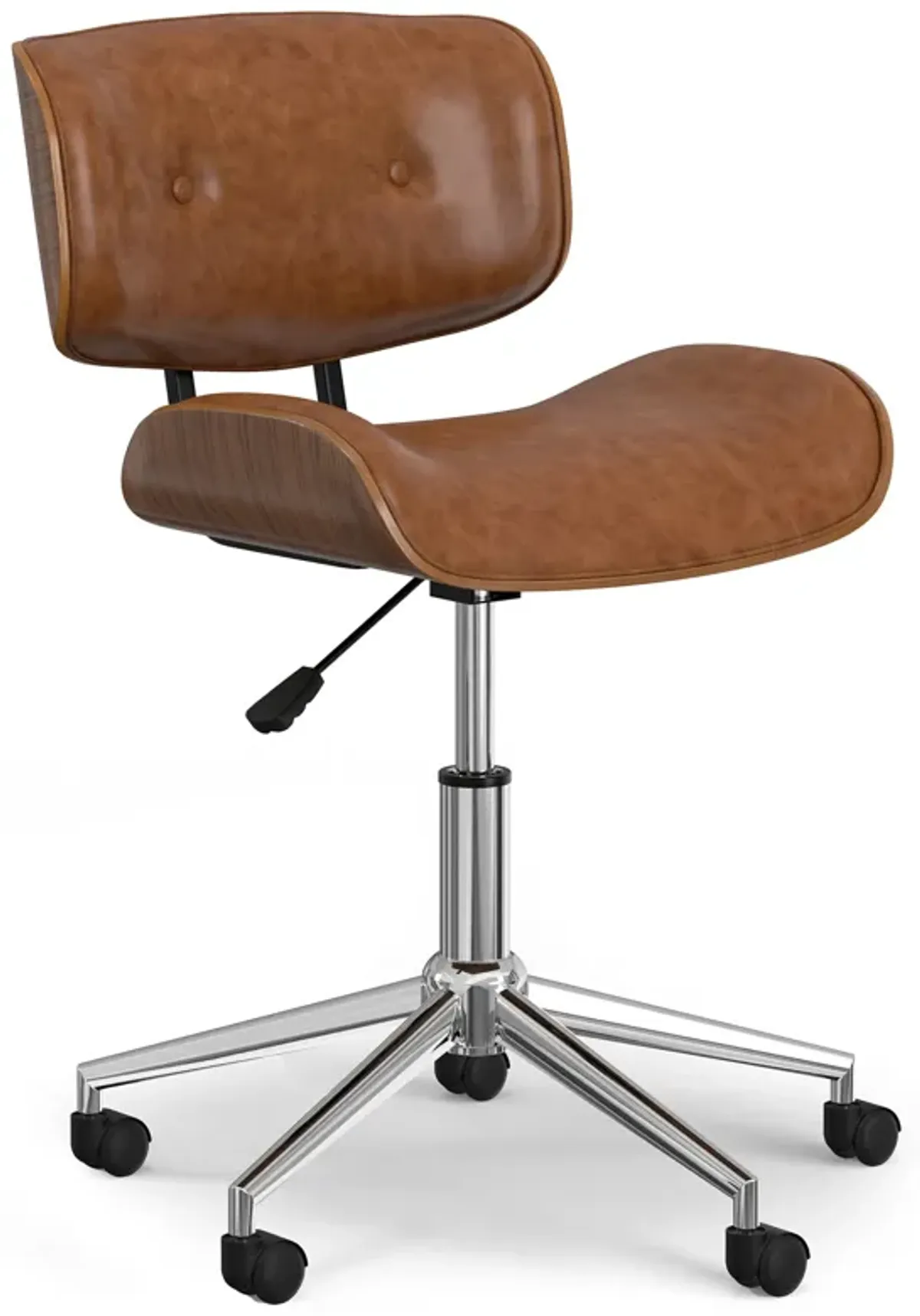 Dax Office Chair in Distressed Vegan Leather