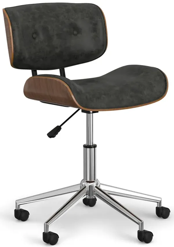 Dax Office Chair in Distressed Vegan Leather