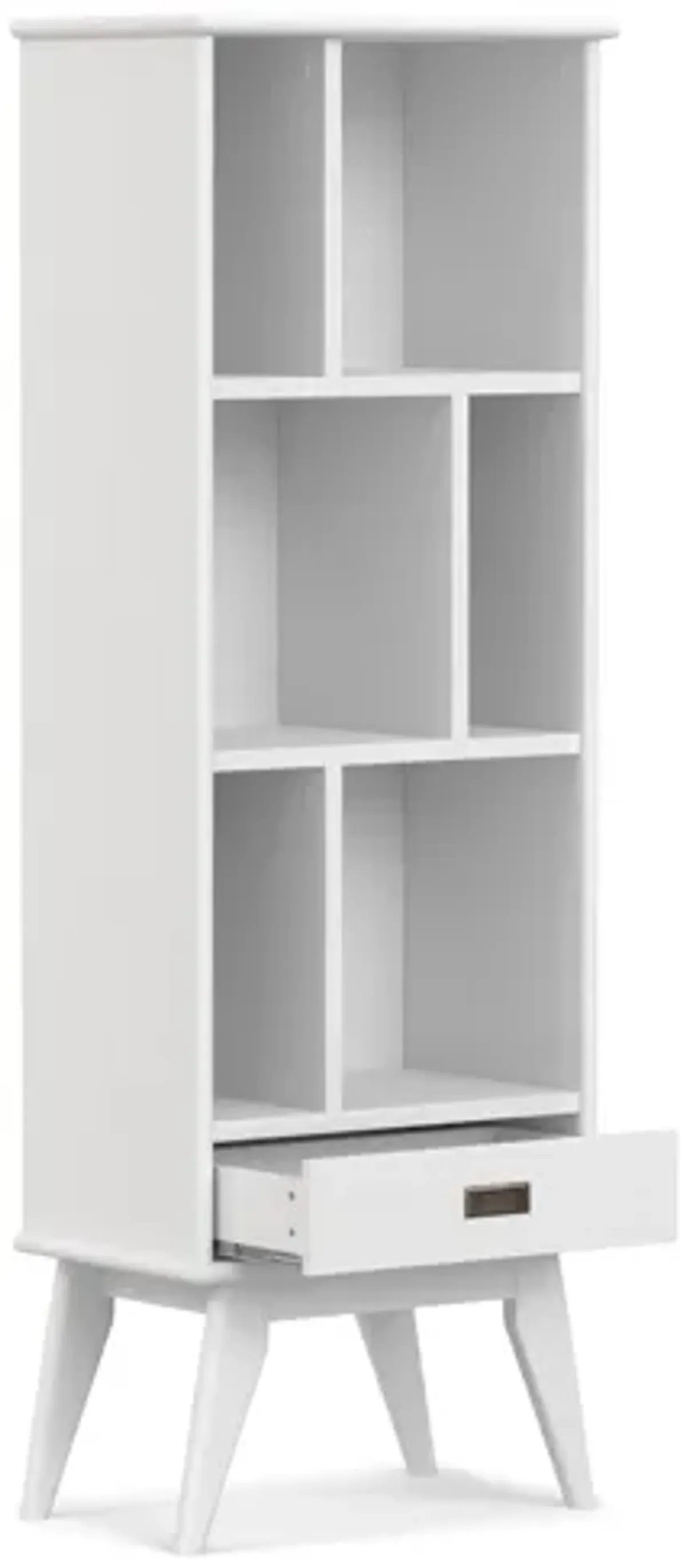 Draper Bookcase in White