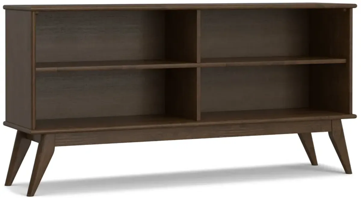 Draper Mid Century Low Bookcase