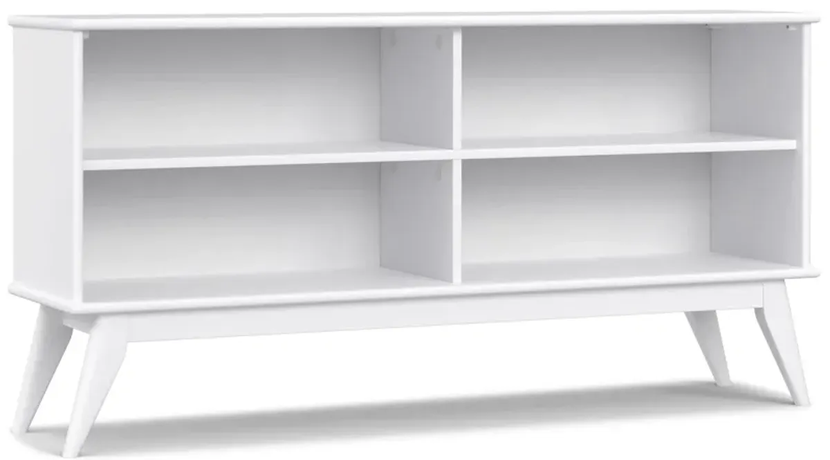 Draper Mid Century Low Bookcase