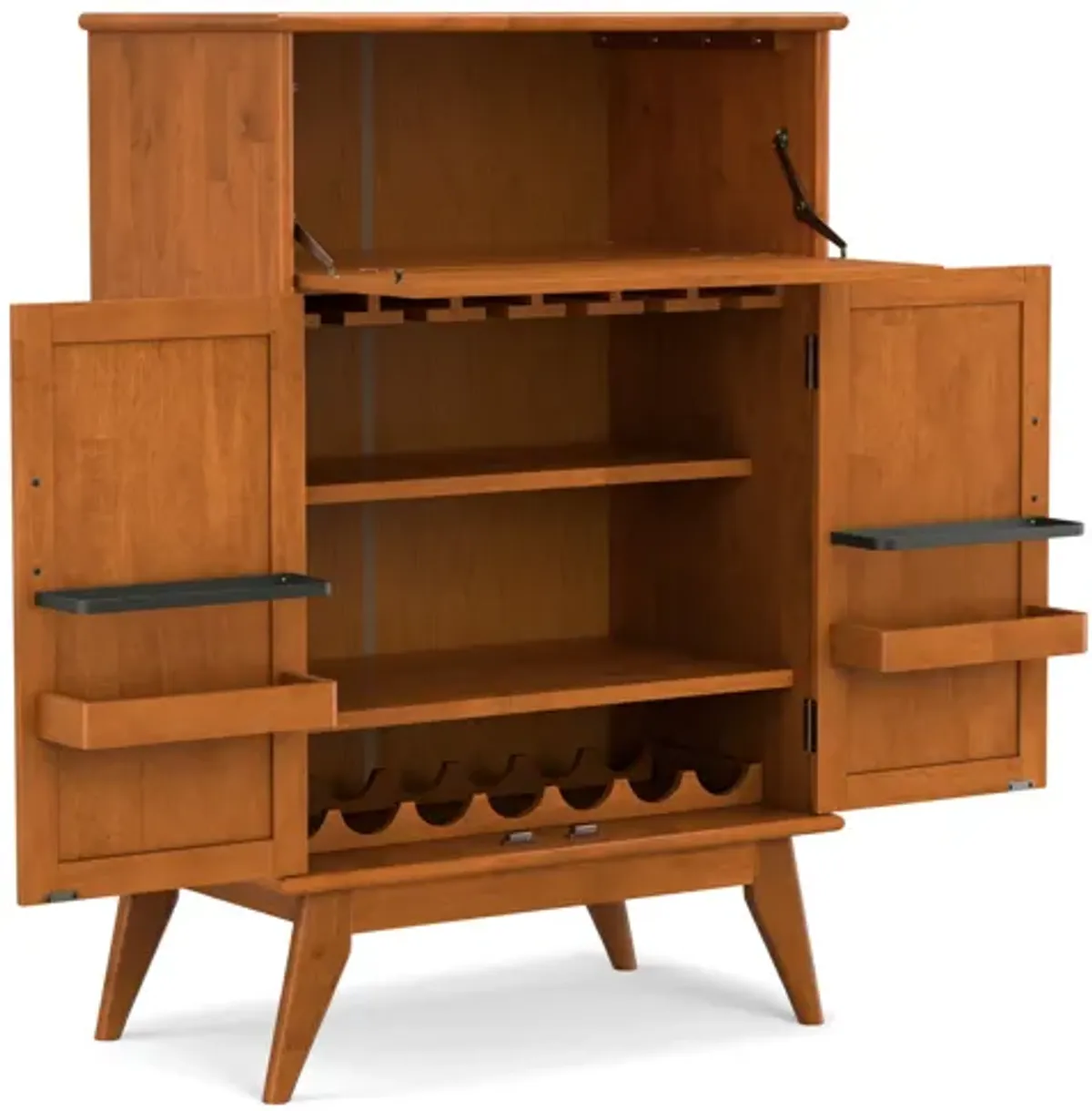 Draper Mid Century Bar Cabinet