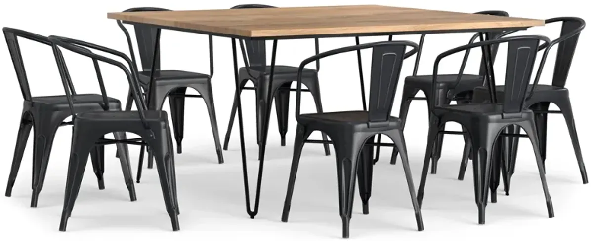 Larkin / Hunter 9-Piece Dining Set