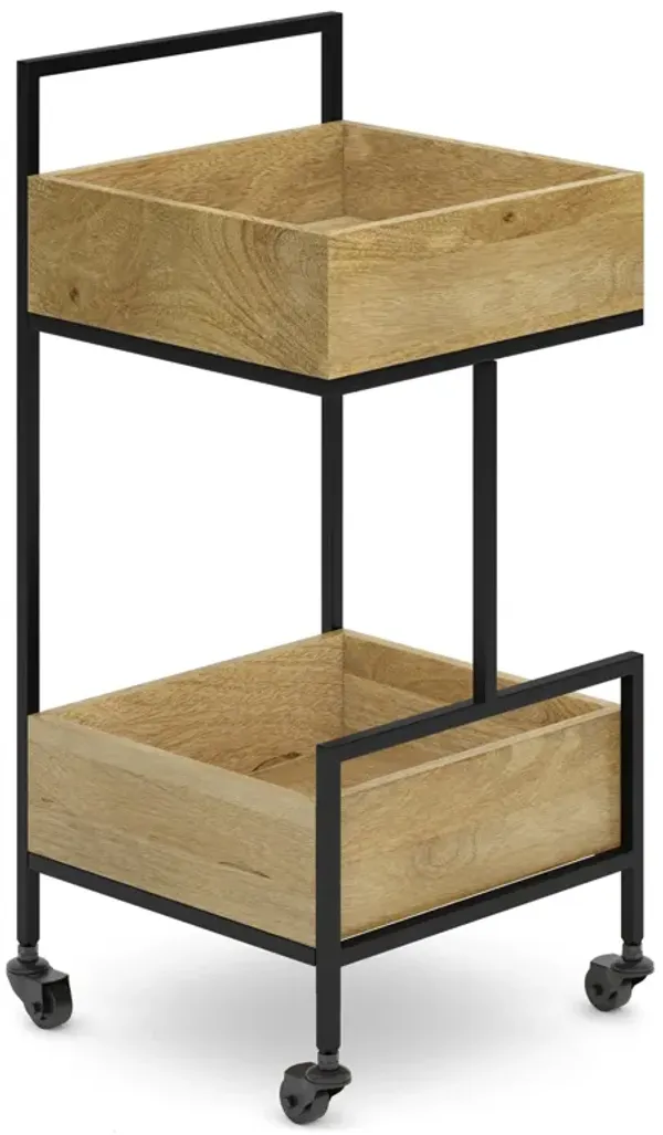 Hobbs 16 inch Bar Cart in Mango