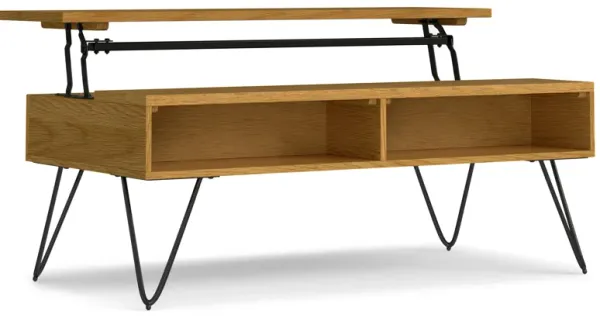 Hunter Lift Top Coffee Table in Oak