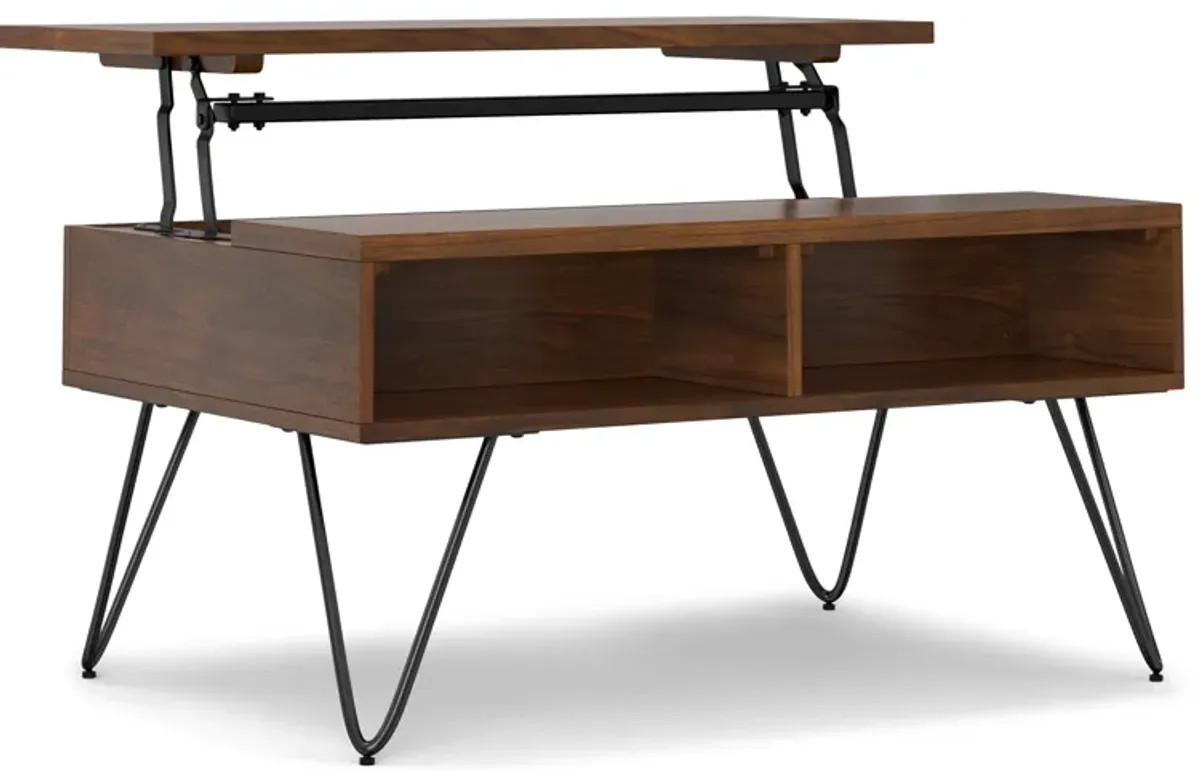 Hunter Small Lift Top Coffee Table in Walnut
