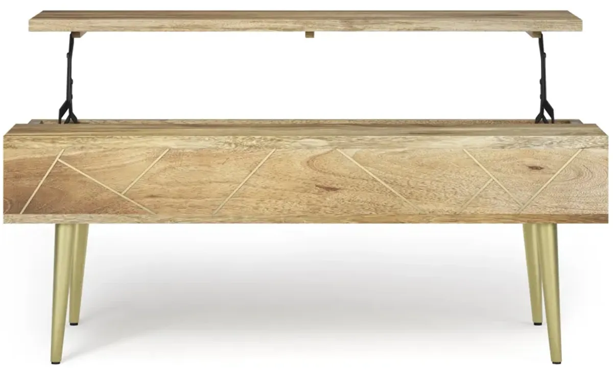 Jager Large Lift Top Coffee Table in Mango