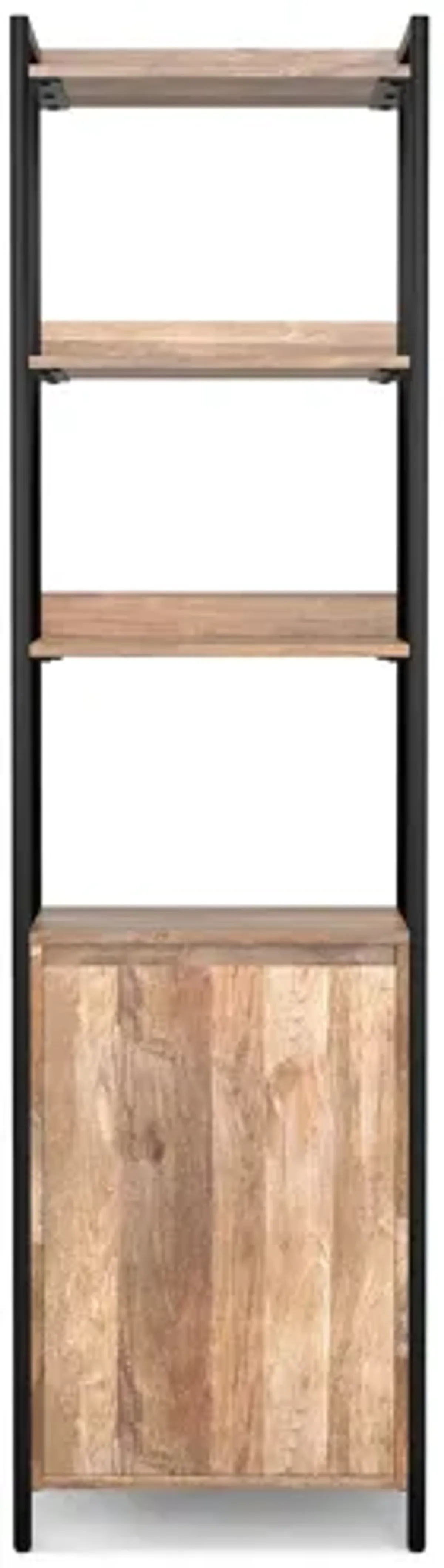 Kelsey Narrow Bookshelf with Cabinet