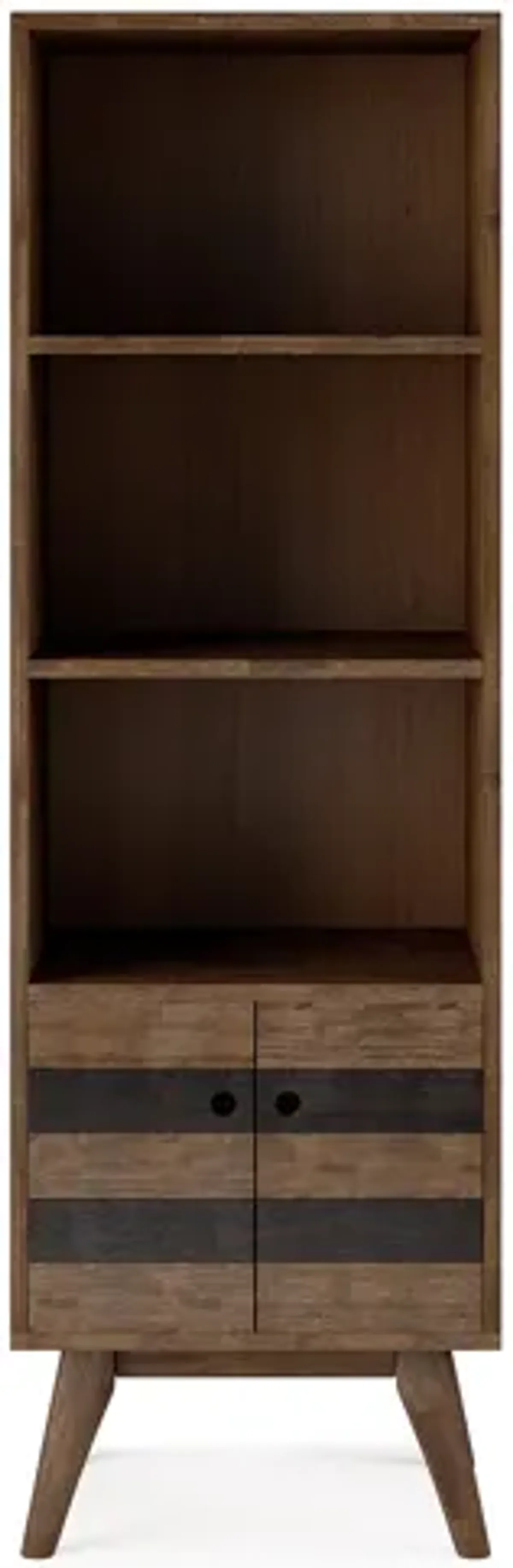 Clarkson Bookcase with Storage in Acacia