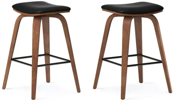 Larsen Saddle Bar Stool (Set of 2)
