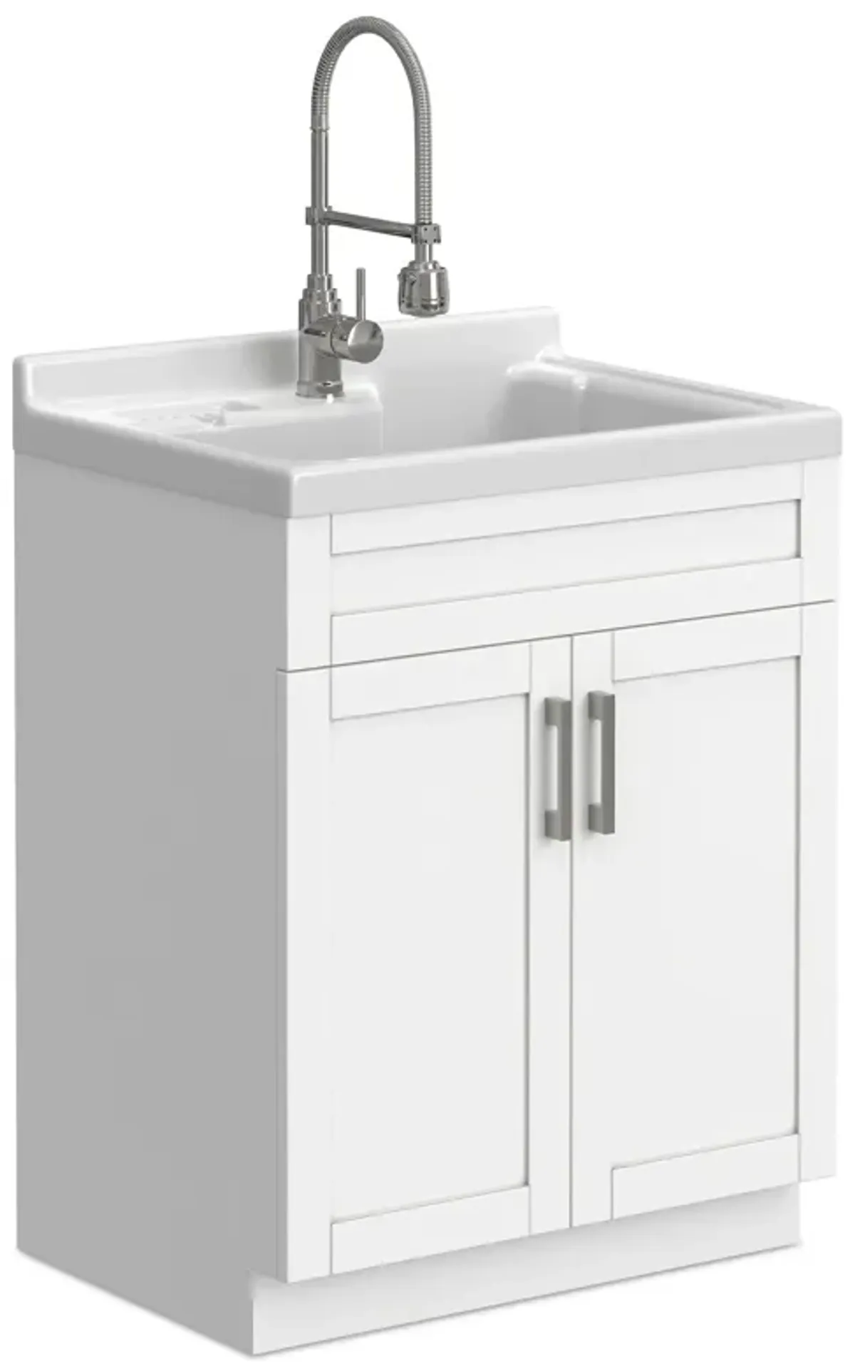 Hennessy All-In-One Deluxe 28-inch Laundry Utility Sink and Cabinet with ABS Sink