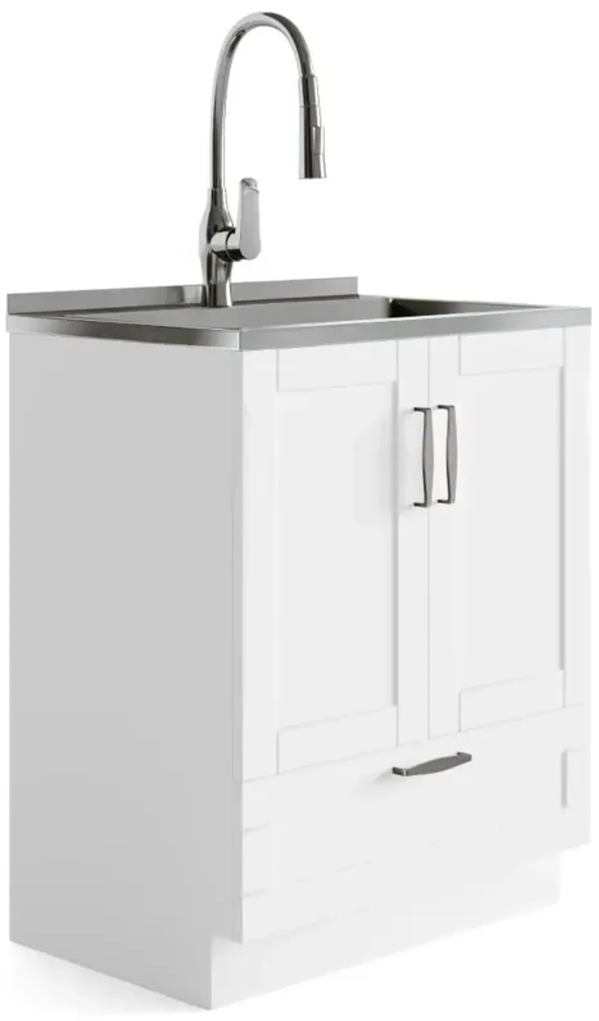 Reed All-In-One 28 inch Laundry Utility Sink and Cabinet