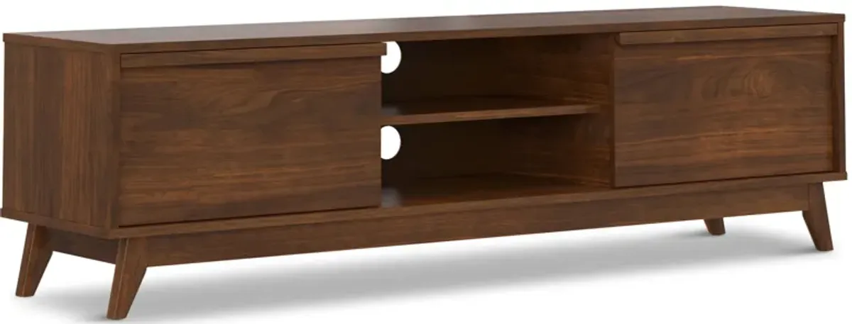Lennon 72 inch Low TV Stand in Walnut