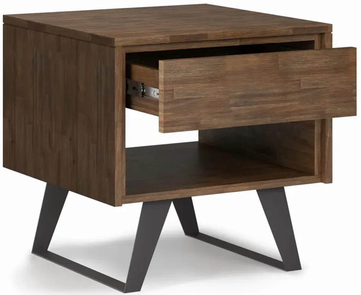 Lowry End Table in Acacia