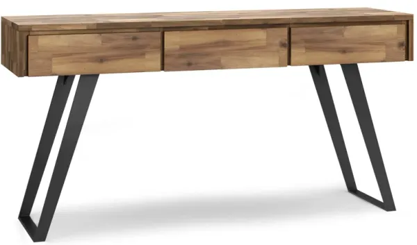 Lowry Console Sofa Table in Acacia