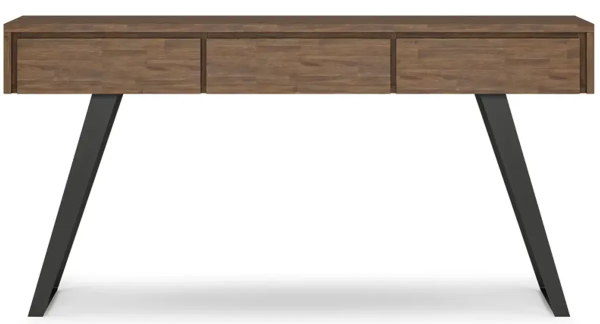 Lowry Console Sofa Table in Acacia