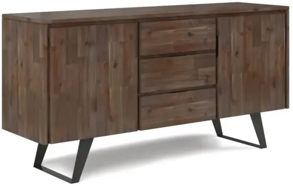 Lowry Sideboard Buffet in Rustic Natural Aged Brown