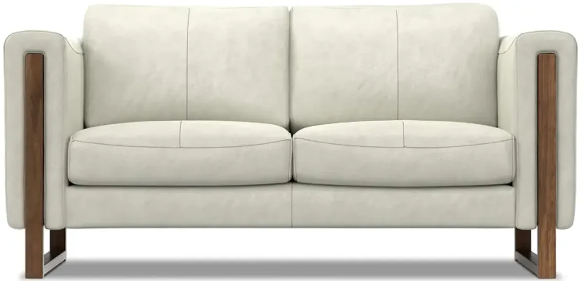 Richard 63 inch Loveseat in Genuine Leather