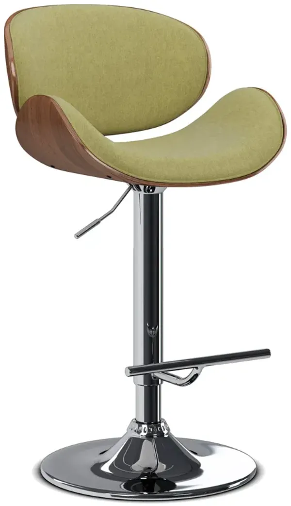 Marana Bentwood Adjustable Swivel Bar Stool