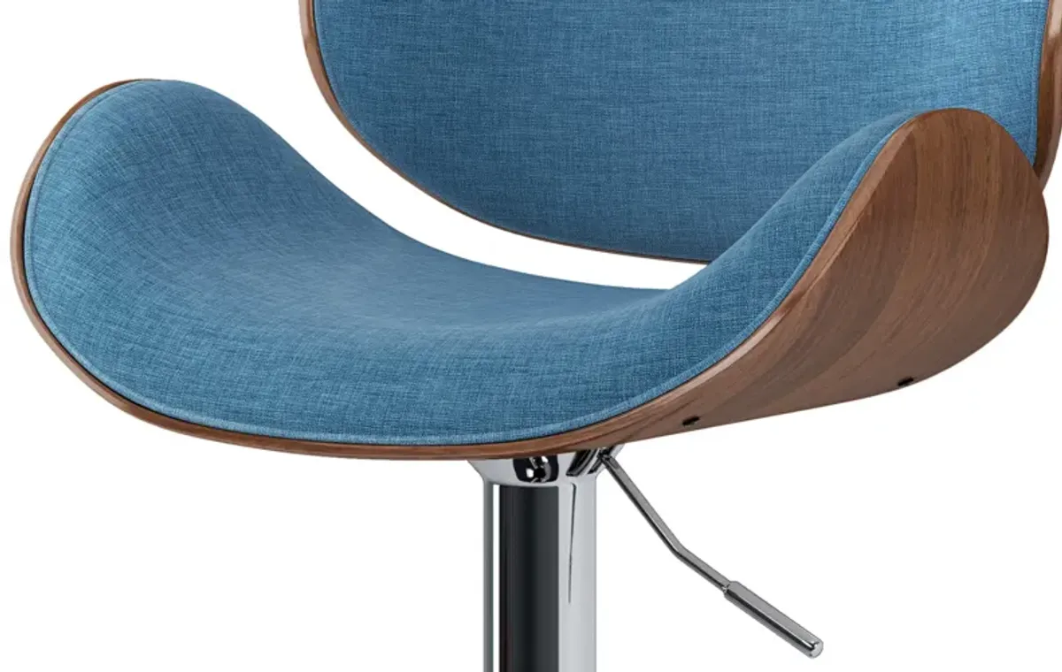 Marana Bentwood Adjustable Swivel Bar Stool