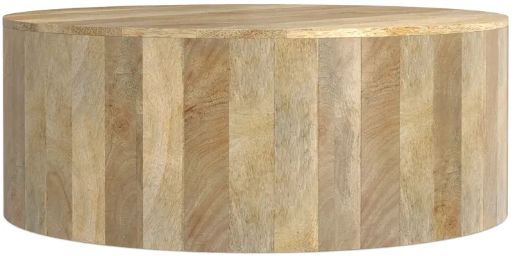 Millbury Drum Coffee Table in Mango