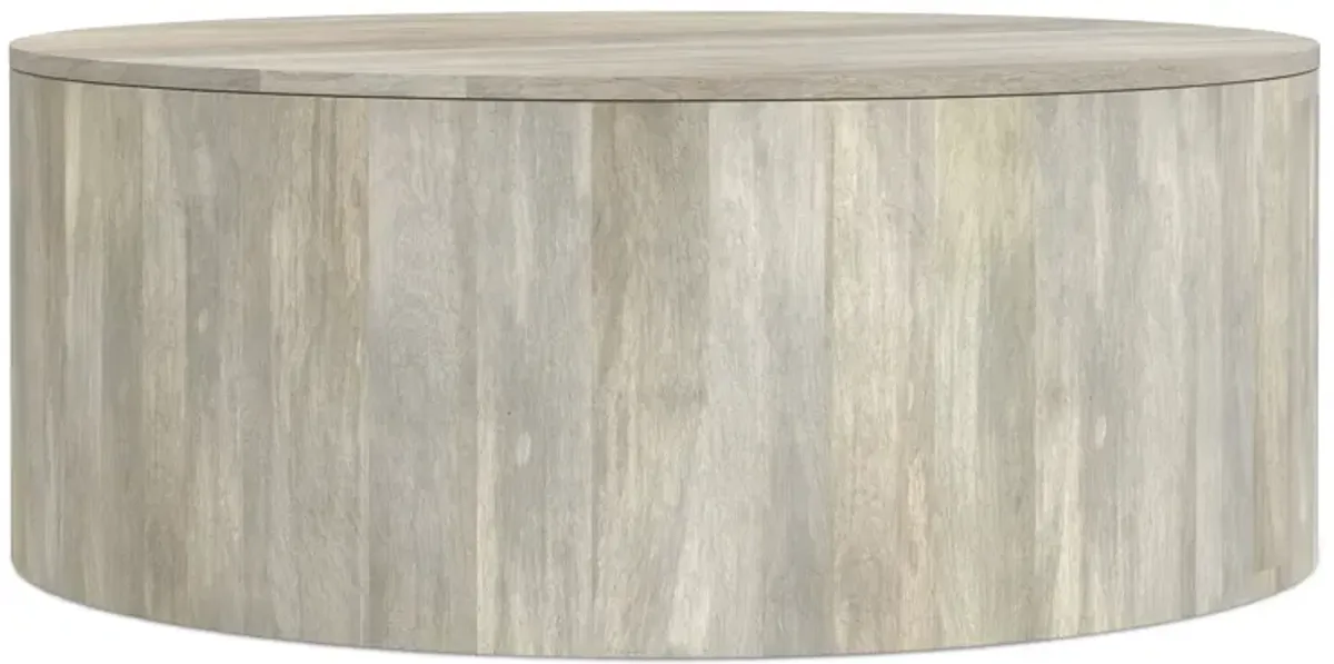 Millbury Drum Coffee Table in Mango