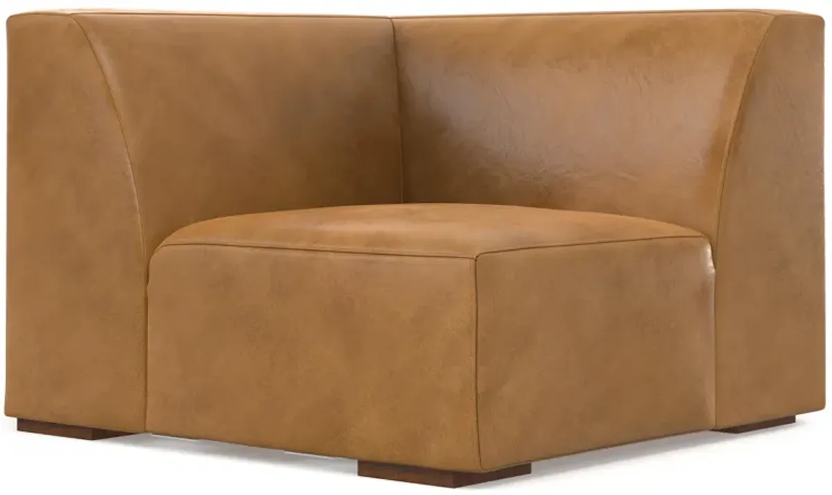 Rex Corner Module in Genuine Leather