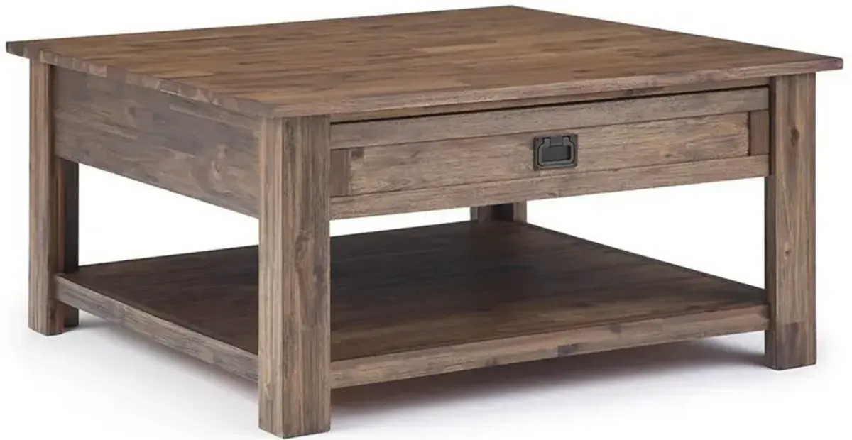Monroe Square Coffee Table in Acacia