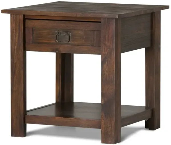 Monroe End Table in Acacia