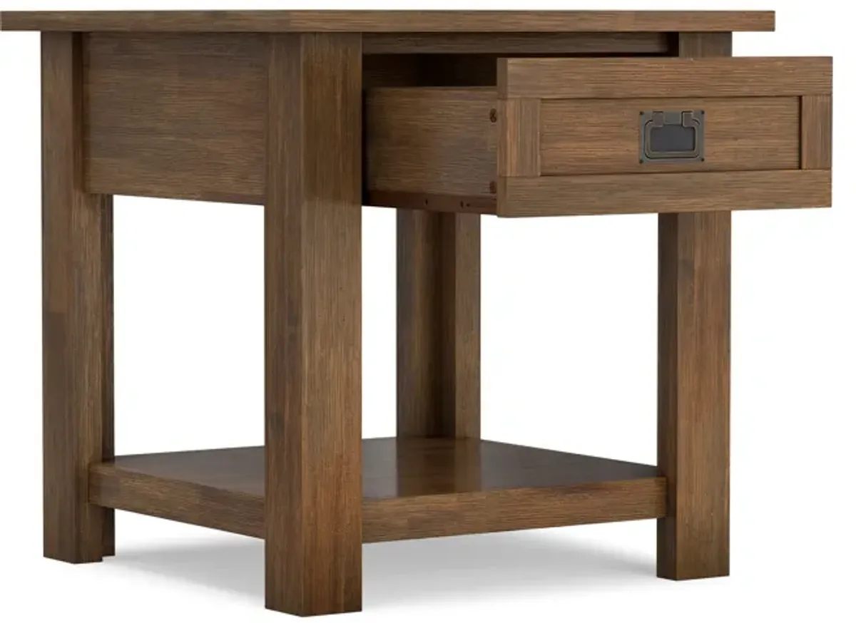 Monroe End Table in Acacia