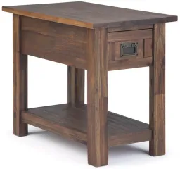 Distressed Charcoal Brown color