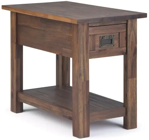 Monroe Narrow Side Table in Acacia