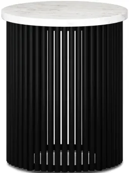 White Marble and Black color