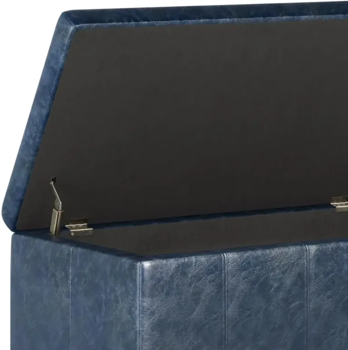 Dover Storage Ottoman in Vegan Leather