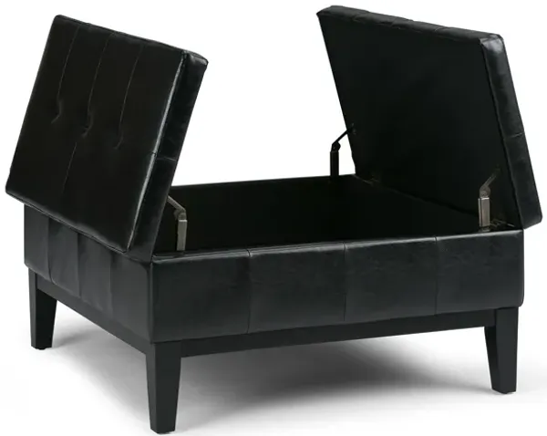 Dover Table Ottoman in Vegan Leather