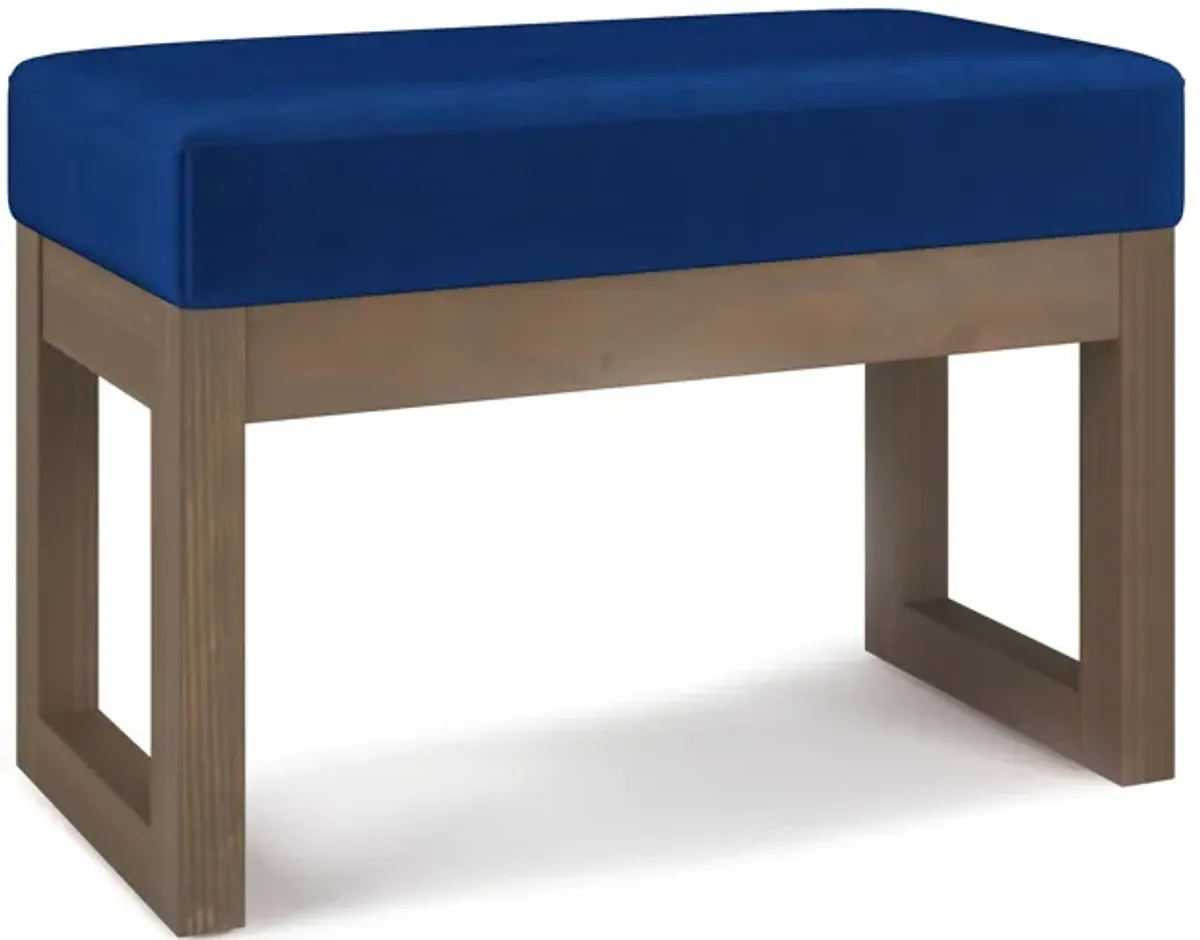 Milltown Small Ottoman Bench in Velvet