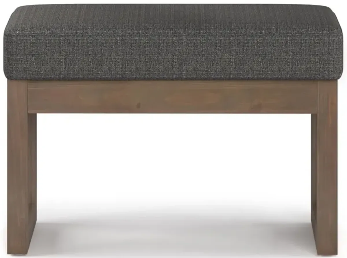 Milltown Small Ottoman Bench in Tweed
