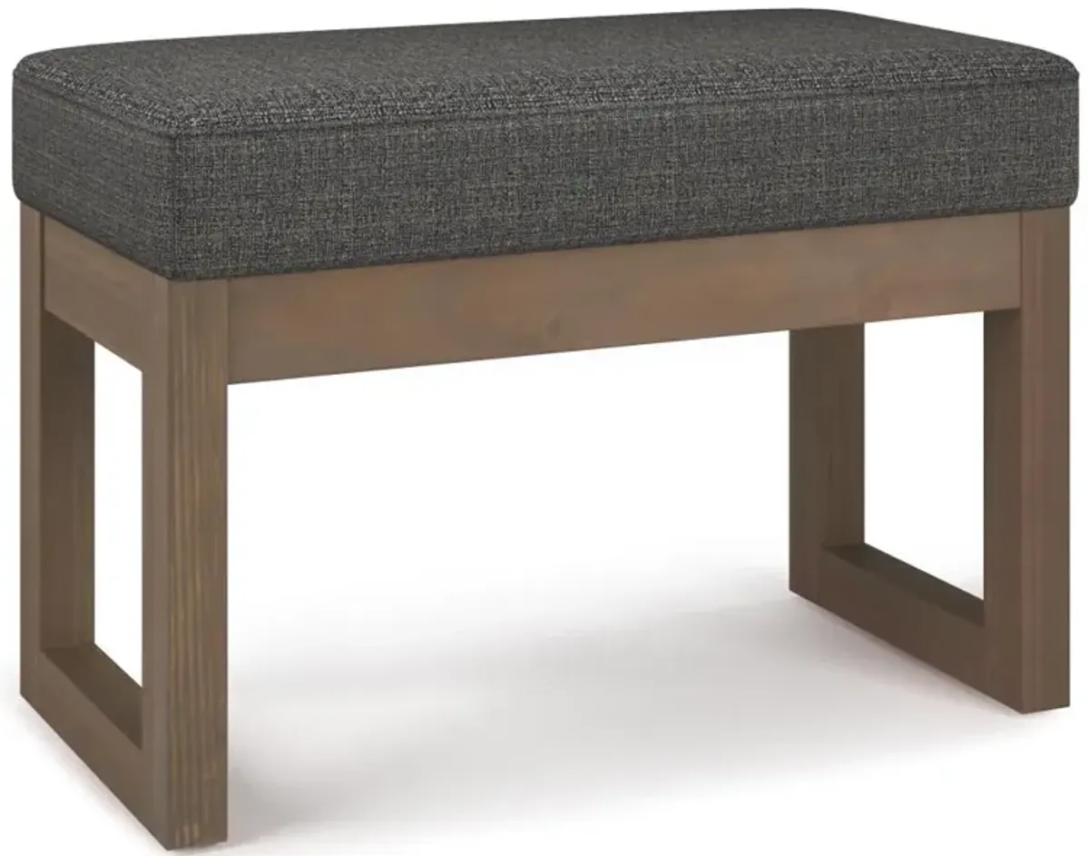 Milltown Small Ottoman Bench in Tweed