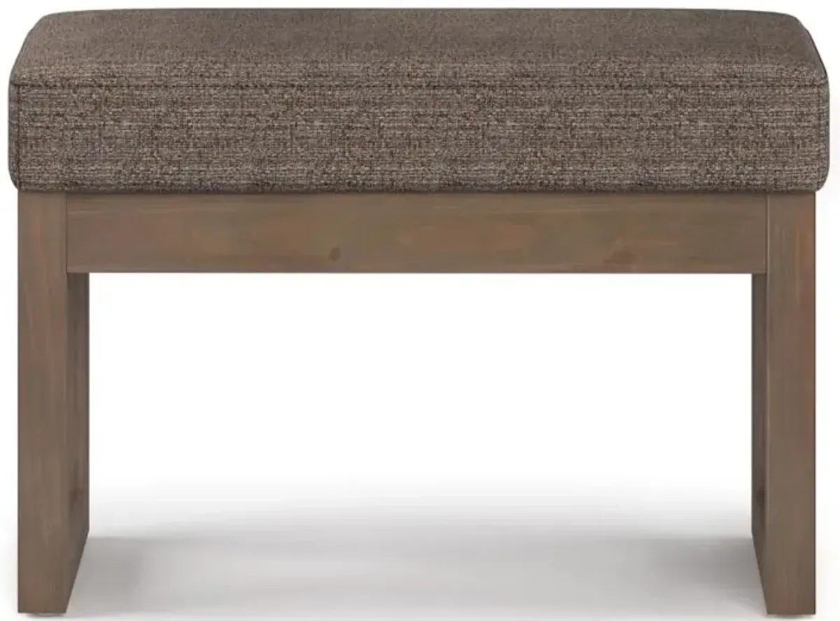 Milltown Small Ottoman Bench in Tweed