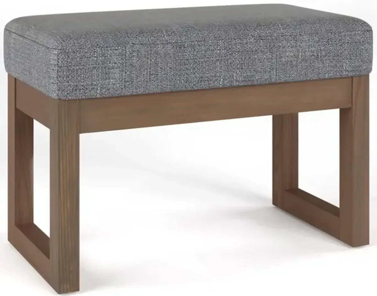 Milltown Small Ottoman Bench in Tweed