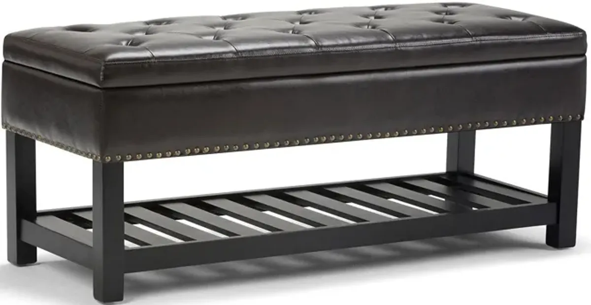 Lomond Ottoman Bench in Vegan Leather