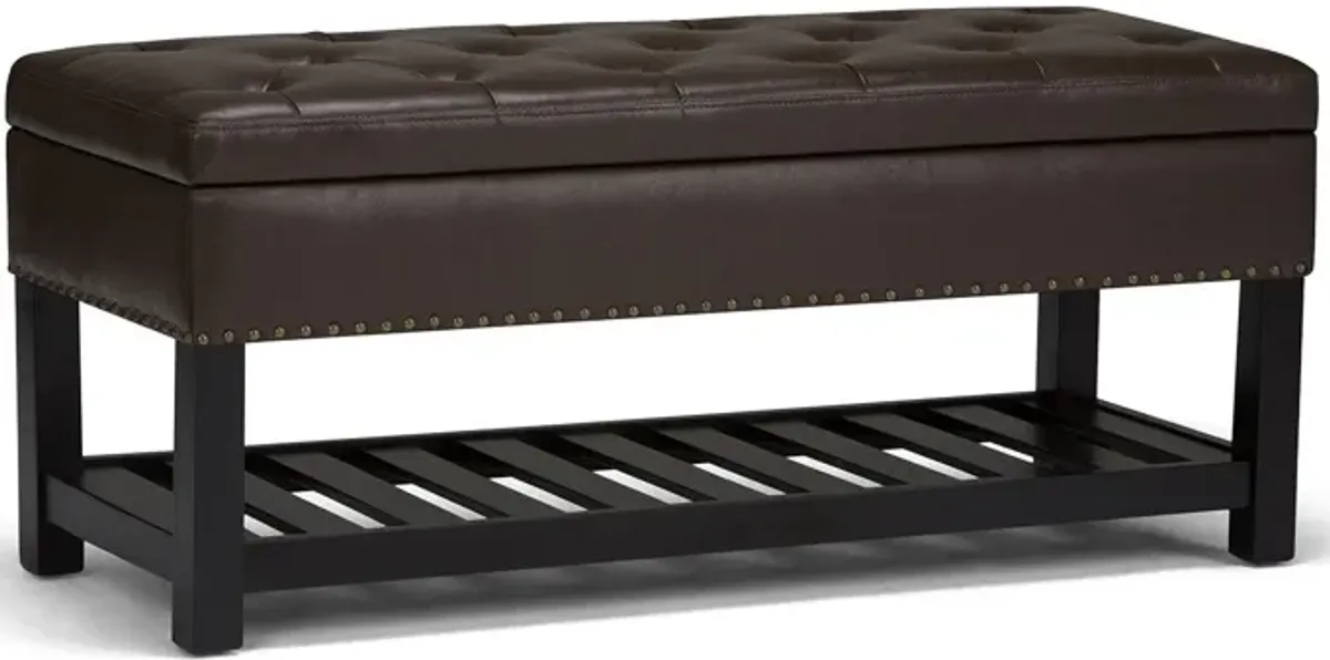 Lomond Ottoman Bench in Vegan Leather