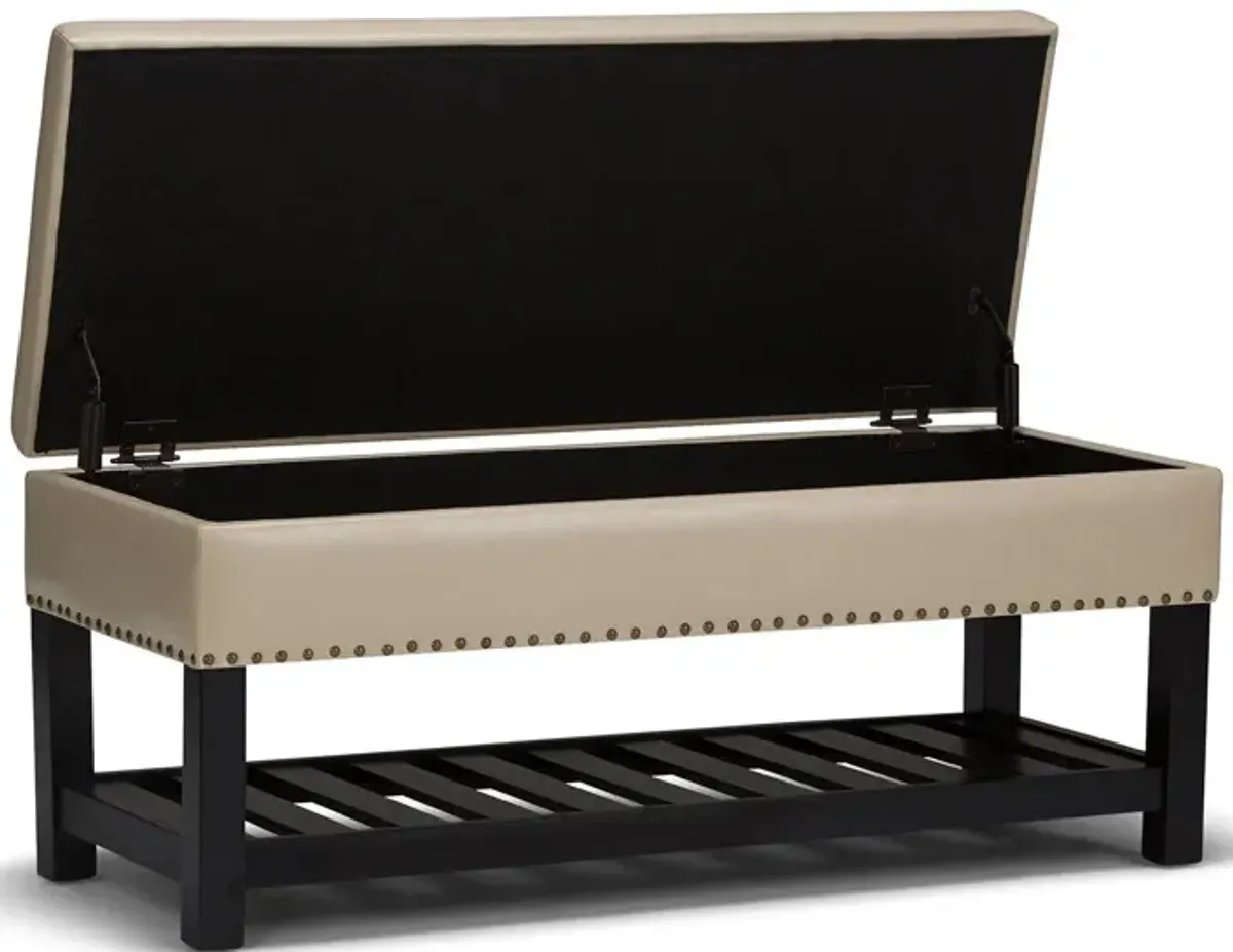 Lomond Ottoman Bench in Vegan Leather