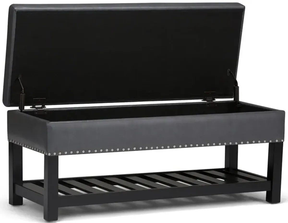 Lomond Ottoman Bench in Vegan Leather