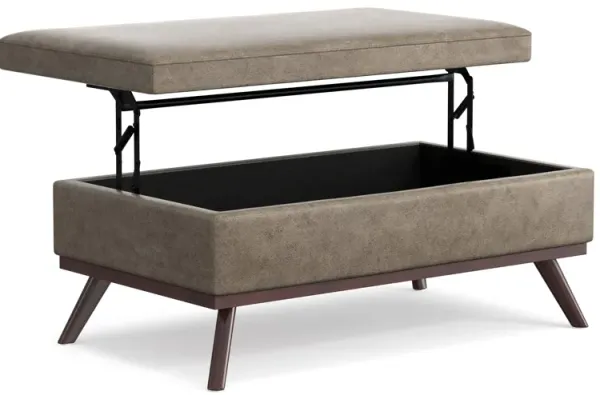 Owen Lift Top Large Coffee Table Storage Ottoman