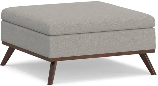 Owen Medium Square Table Ottoman in Linen